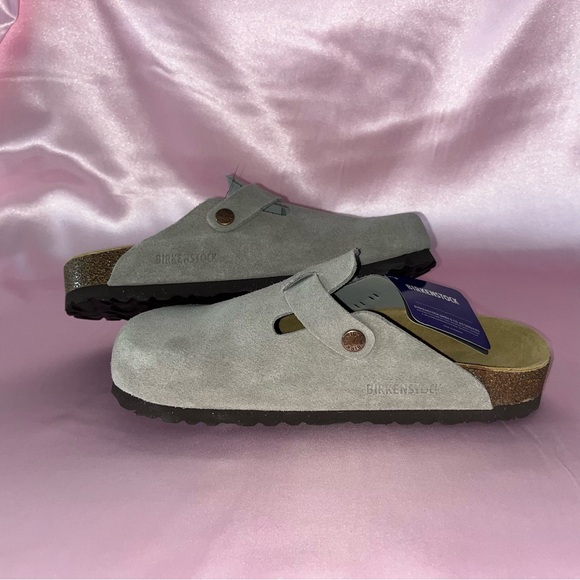 Birkenstock suede clogs size 7.5 W - Picture 10 of 10